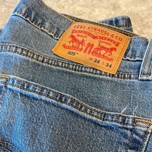 Levi's Men's Classic Denim Jeans lot 3 light dark Euc size 34x34 &33x34